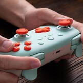 8Bitdo Ultimate 2C Draadloze Controller voor Windows PC en Android, 1000Hz Polling Rate, Hall Effect Joysticks en Hall Triggers, Herinstelbare L4/R4 Bumpers, Turbofunctie (Mint)