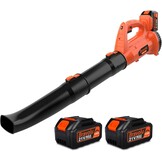 Bravolu Accu-bladblazer, 21 V, max. blaassnelheid 210 km/u, met 2 x 4,0 Ah accu en oplader, 6 versnellingen