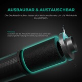 MARS HYDRO Actieve koolfilter, 150 mm, koolstoffilter, geurcontrole met Australische actieve kool, verwisselbare koolstofkern, koolstoffilter voor buisventilator, kweektent, incl. voorfilter