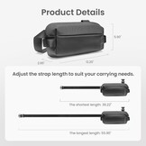 tomtoc Compact Sling Bag, 4L Minimalistische Borsttas Schoudertas voor Mannen en Vrouwen, Waterafstotende Lichtgewicht Kleine Crossbody Schoudertas voor Vrije Tijd, Reizen