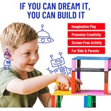 Strictly Briks - Klassieke stapelbare bouwplaten - 100% compatibel met alle grote merken - om torens, tafels en meer mee te bouwen! - 24 stuks - 24 kleuren - 25,5 x 25,5 cm