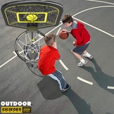 Basketbalkorf met standaard, 110-190 cm, in hoogte verstelbaar, outdoor- en indoorspeelgoed voor kinderen
