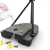 Basketbalkorf met standaard, 110-190 cm, in hoogte verstelbaar, outdoor- en indoorspeelgoed voor kinderen