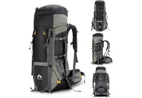 Night Cat 70L Wandelrugzak met Regenhoes - 30% Korting!