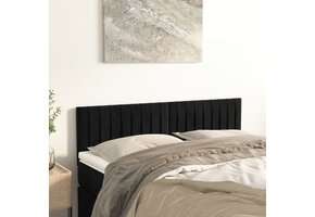 vidaXL Hoofdborden 2 st. fluweel zwart - 41% Korting!