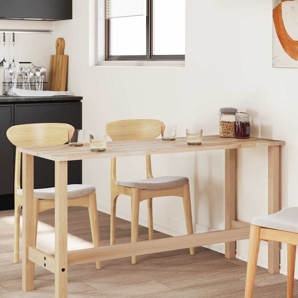 vidaXL Tafelblad rechthoekig 140x60x2 cm massief acaciahout