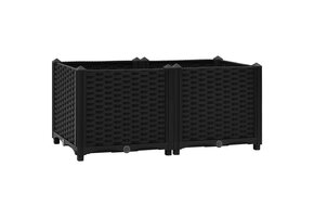 vidaXL Verhoogde Plantenbak - 80x40x38 cm - 35% Korting