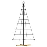 vidaXL Kerst Cone Boom Zwart 180cm (65% Korting)