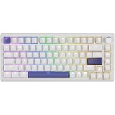 DrunkDeer A75 Rapid Trigger Magnetic Switch Gaming Keyboard 82 Keys PBT Keycap OEM Profile Double Shot USB Wired Compact 75% Layout, White