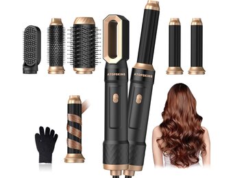 Pro Airstyler Hot Air Brush 6-in-1 Hair Styling Set