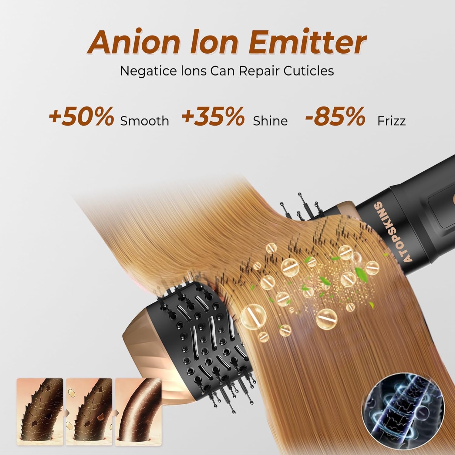 Pro Airstyler Hot Air Brush 6-in-1 Hair Styling Set