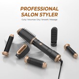 Pro Airstyler Hot Air Brush 6-in-1 Hair Styling Set