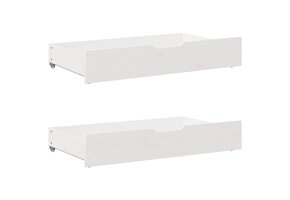 VidaXL Bedlades Massief Grenenhout (2 stuks) - 65% Korting