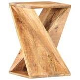 vidaXL Bijzettafel 35x35x55 cm massief mangohout