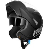 Westt Motorcycle Helmets for Women - Full Face Motorcycle Helmet Liftable Chin - Motorcycle Dirtbike Helmets Dual Visor DOT Approved(XL/White Torque)