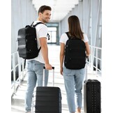 BJLFS Vacuümrugzak Handbagage met vacuümsysteem Ryanair Handbagage Reisrugzak Airbagrugzak met vacuümpomp Dames 14 inch Laptoptas