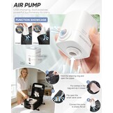 BJLFS Vacuümrugzak Handbagage met vacuümsysteem Ryanair Handbagage Reisrugzak Airbagrugzak met vacuümpomp Dames 14 inch Laptoptas