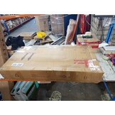 vidaXL Dressoir industrieel 105x35x62 cm metaal en glas zwart