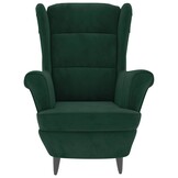 vidaXL Fauteuil Fluweel Donkergroen - 35% Korting