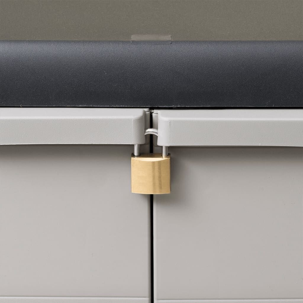 vidaXL Tuinkast: Opslag met 35% Korting - Zwart/Grijs