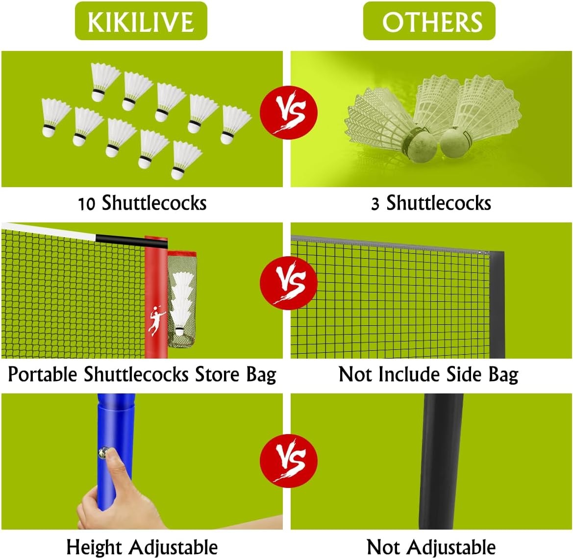 30% Korting: Multifunctioneel Badminton & Volleybal Net Set