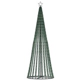 vidaXL LED-kerstboom 247 cm - 60% KORTING - Kleurrijk
