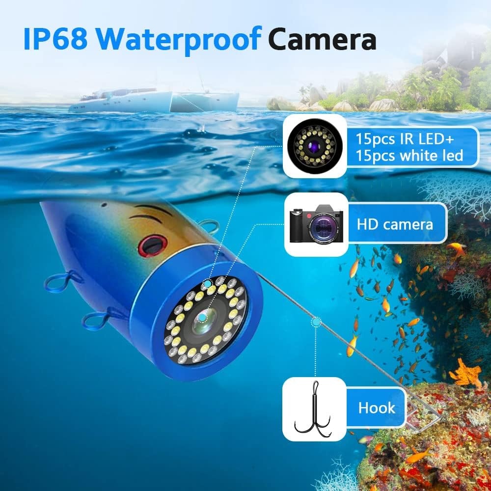 Viscamera Onderwater met 7" Monitor & 30% Korting