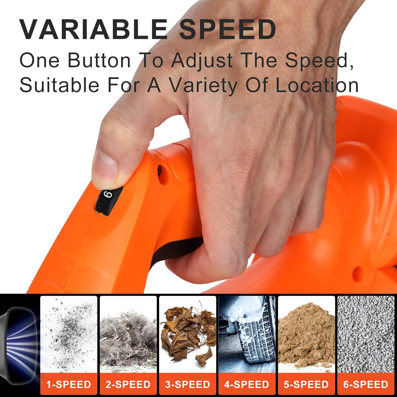 Draadloze Bladblazer - 150 MPH & 6 Snelheden | 35% Korting