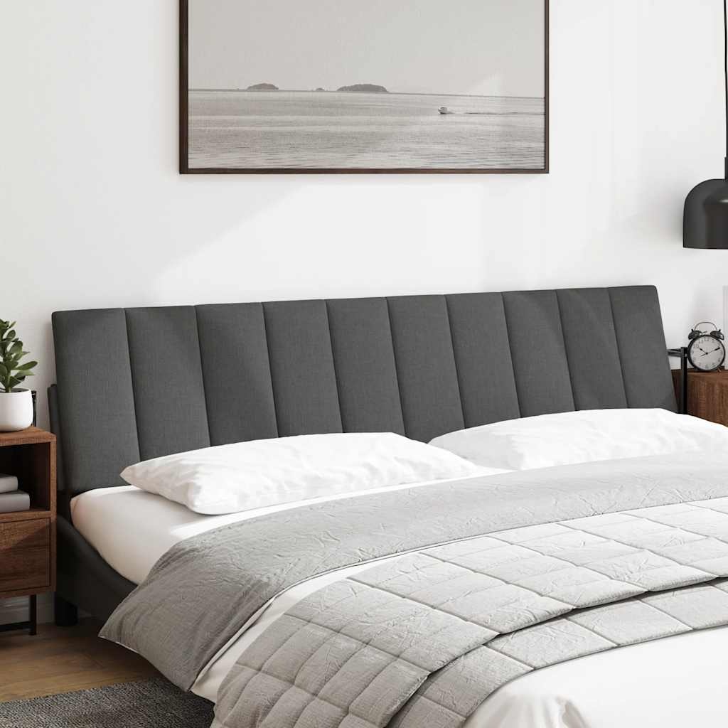 vidaXL Hoofdbordkussen 200cm Donkergrijs - 35% Korting!