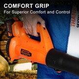 Draadloze Bladblazer - 21V, 150 MPH | 60% Korting