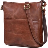 LEABAGS Milano Schoudertas - 30% Korting - Echt Leer, Vintage Look