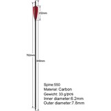 Huntingdoor 12x Schietpijlen met Vervangbare Broadhead - 30% Korting