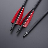 Huntingdoor 12x Schietpijlen met Vervangbare Broadhead - 30% Korting