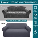 Granbest Grijze 3-zits Bankovertrek | Jacquard | 30% Korting