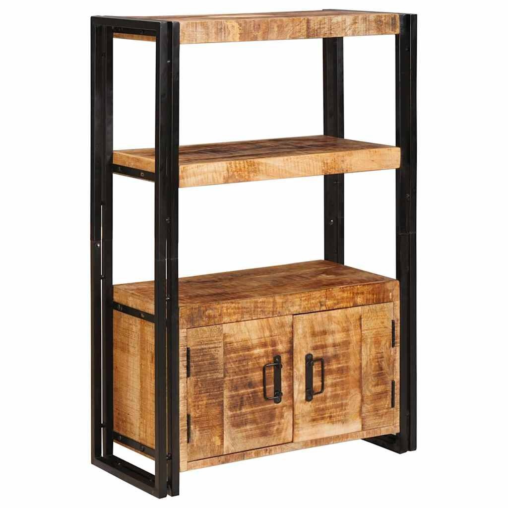 vidaXL Boekenkast met Deuren - Bruin/Metaal (60% KORTING)