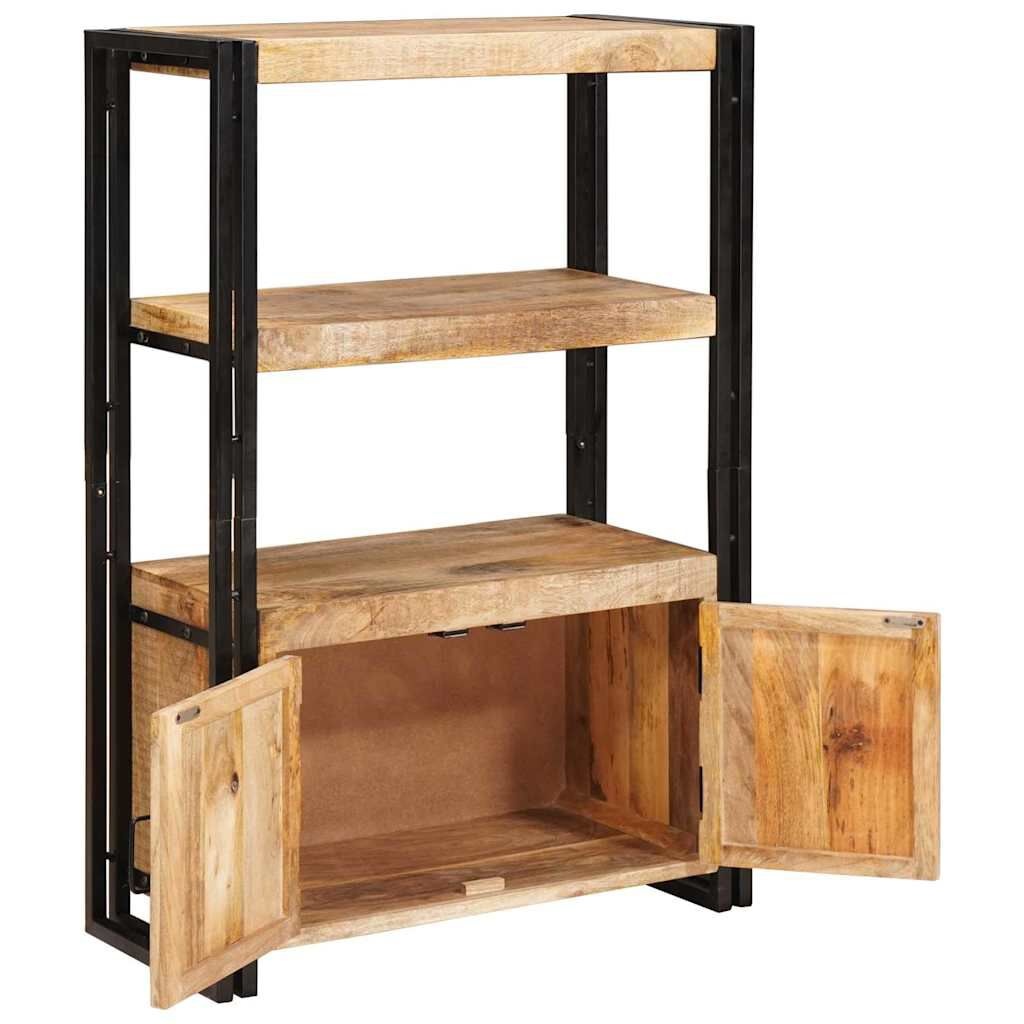 vidaXL Boekenkast met Deuren - Bruin/Metaal (60% KORTING)