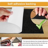 EVA Bootmat Zelfklevend - 240x90cm Teak Hout (Brown+White) - 30% Korting