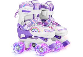 Verstelbare Kinder Skates met Lichtgevende Wielen - 30% Korting!