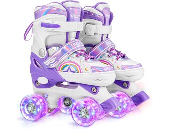 Verstelbare Kinder Skates met Lichtgevende Wielen - 30% Korting!