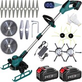 Accu Grastrimmer met 2x Batterij & Weed Brush - 30% Korting