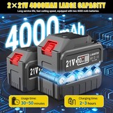 Accu Grastrimmer met 2x Batterij & Weed Brush - 30% Korting