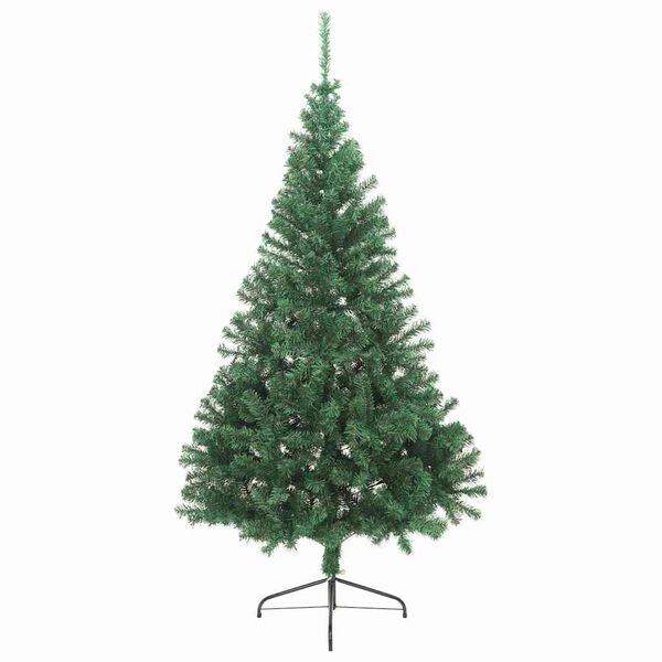 VidaXL Half Kerstboom 210cm - 65% Korting! PVC Groen met Standaard