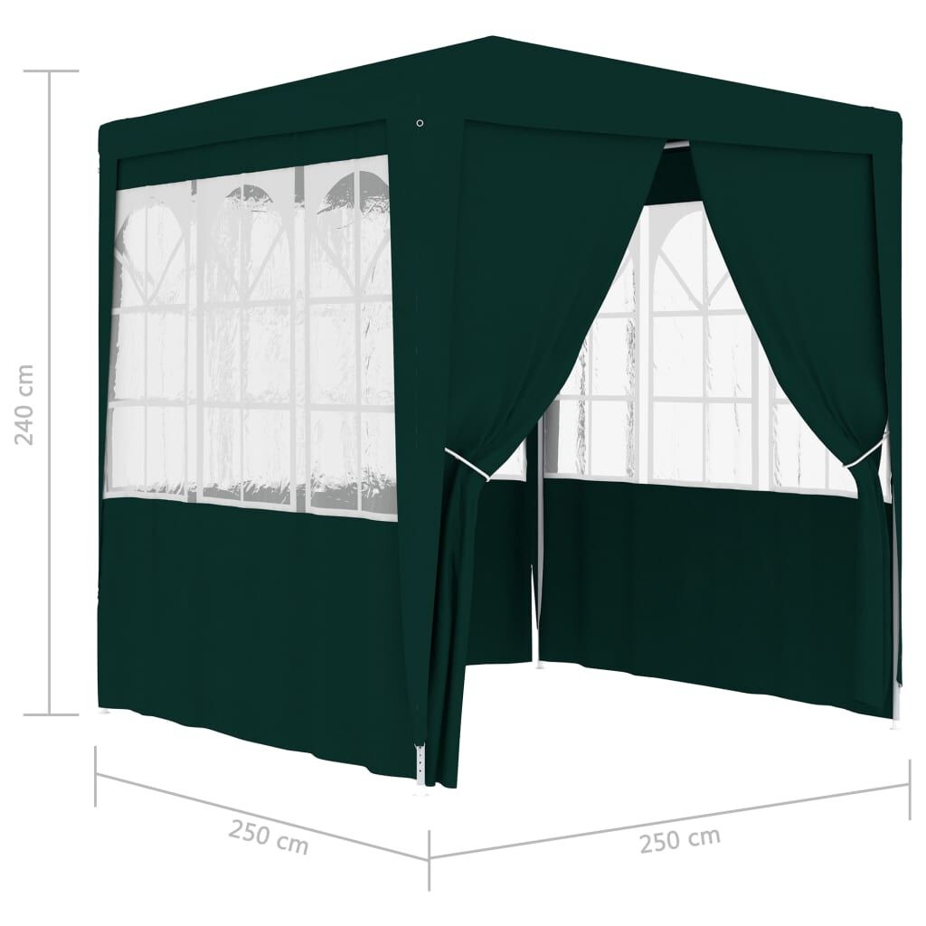 VidaXL Partytent Groen 2,5x2,5m - 35% Korting!
