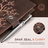 Leren Notitieboek A5, Levensboom - 30% Korting