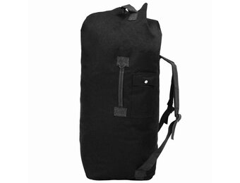 vidaXL Plunjezak legerstijl 85 L zwart