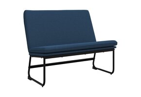 vidaXL Bankje Blauw Stof 100x75x76 cm - 42% Korting!
