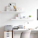 vidaXL Wandschappen Zwevend 2 Stuks (120cm) - 79% Korting