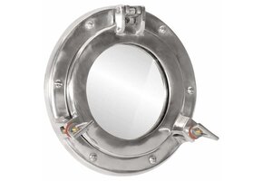 vidaXL Wandspiegel Patrijspoort Ø23 cm - 62% Korting