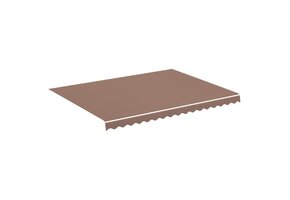 vidaXL Vervangingsdoek Luifel 4x3m Bruin - 49% Korting!