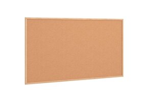 vidaXL Kurkbord met Grenenhouten Frame | 100x55 cm | 64% Korting